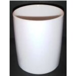 Tasse a expresso - en porcelaine - blanche -  ; editions atlas  ;