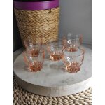 Tasses a liqueur verre rose anne 40