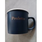 Tasse marine et blanche poulette maisons du monde neuve