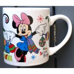 Tasse mickey et minnie making spirits bright, walt disney, mug, figurine