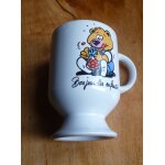 Tasse publicitaire sur pied - la table ronde  bonjour les enfants - ours la table ronde 11x7, 5cm environ ...