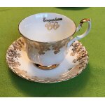 Tasse et soucoupe porcelaine fine royal albert