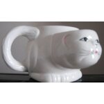 Tasse a th avec compartiment pour egoutter le sachet - originale car en forme d'un gros chat - hauteur ...