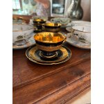 Tasse a th� � legle porcelaine d'art � limoge france