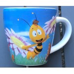 Tasse willy, maya l'abeille, arkopharma 2012, dessin anim�, figurine, mug