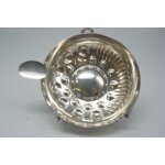 Tastevin en metal argente poinconn� diam 12 cm snpa