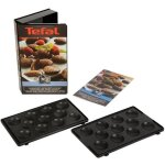 Tefal snack collection - lot de 2 plaques mini bouches - antiadhsif - compatible lave - vaisselle - ...