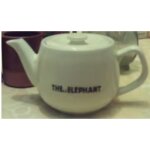 Thire complte - en porcelaine de chauvigny -   th de l' elphant