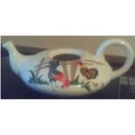 Th�i�re -  ; f. staub  ; - en fa�ence - d�cor� coq et poule - vintage - sans couvercle