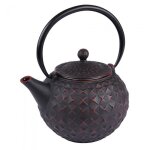 Thire en fonte octo noire avec filtre inox 1 litre