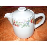 Thire et beurrier en porcelaine