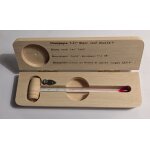 Thermomètre a vin - boite en bois Thermomètre a vin - boite en bois