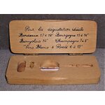 Thermomètre a vin en coffret bois Thermomètre a vin en coffret bois