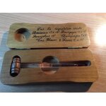 Thermomtre a vins dans son coffret en bois