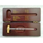 Thermomtre a vin, dans son coffret en bois