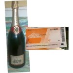 Ticket et bouteille