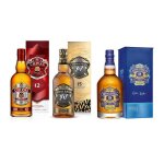 Trio chiva regal - 12 - xv et 18 ans - whisky ecossais - 40, 0% vol. - 3x70cl