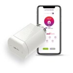 Vanne thermostatique connect�e io - pour contr�ler la temp�rature des radiateurs � eau chaude avec tahoma ...