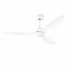Ventilateur de plafond avec lumi�re led et 3 pales abs flaled innovagoods blanc 36 w 52  Ø132 cm