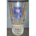 Verre a apritif -   pastis 51 - l'abus d' alcool . .   - pied ctel