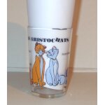 Verre les aristochats aristochat duchesse malley avec les 3 petits chatons vintage amora 9, 8cm