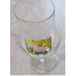 Verre a bi�re cuv�e des jonquilles de la brasserie au baron a gussignies - hauteur 17. 5cm - contenance ...