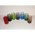 Verre coca cola lot 7 canette serie complete 6 verres plus le rouge hors serie