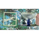 Verre luminarc vintage pied bleu