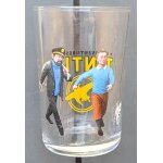 Verre a moutarde tintin, le capitaine haddock et milou amora 2011, herg�, bd, bande dessin�e, figurine ...
