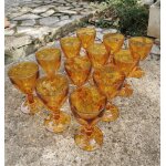 Verres a pieds. cristal d'arques , modle - rambouillet