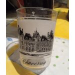Verre s�rigraphi� - ch�teaux :   cheverny   - 8, 5 cm de haut
