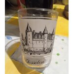 Verre s�rigraphi� - ch�teaux :   josselin   - 8, 5 cm de haut