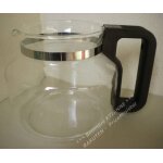 Verseuse de cafetire - poigne marron - diam base: 10. 5 cm - h: 12. 5 cm