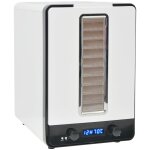 Vidaxl dshydrateur alimentaire avec 10 plateaux 550 w blanc