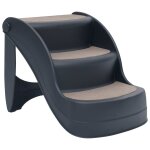 Vidaxl escalier pliable a 3 marches pour chiens gris foncé Vidaxl escalier pliable a 3 marches pour chiens gris foncé
