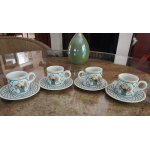 Villeroy et boch mod�le basket : 4 tasses et sous - tasses a caf�