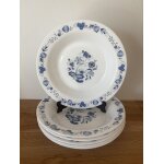 Vintage lot de 6 assiettes creuses arcopal aster