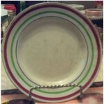Vintage - assiette a dessert - s�rie   gilles   - porcelaine   gien - france