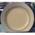 Vintage - assiette a dessert -   st amand   - en porcelaine