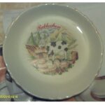 Vintage - assiette a fromage -   reblochon
