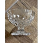 Vintage coupe a glace finement cisel�e cristal d�arques yves rocher