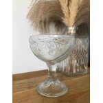 Vintage magnifique coupe a glace / fruits en verre epais Vintage magnifique coupe a glace / fruits en verre epais