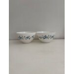 Vintage lot de deux bols arcopal veronica myosotis