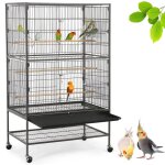 Yaheetech grande volière cage oiseaux sur roulettes canaries perroquet perruches cacatoès ara 2 etages ... Yaheetech grande volière cage oiseaux sur roulettes canaries perroquet perruches cacatoès ara 2 etages ...
