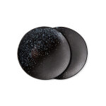 2 assiettes � dessert �toiles 17, 5x2cm 70's ceramics - hkliving