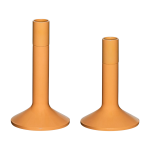 2 bougeoirs en fer orange kindred - h�bsch