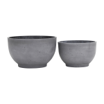 2 cache - pot arrondis en b�ton - house doctor