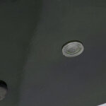 2 cache - pots rond en fer vert pile - house doctor