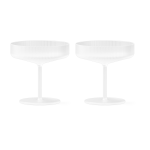 2 coupes � champagne givr�es ripple - ferm living