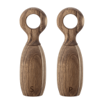 2 moulins sel et poivre en bois scandi - bloomingville
